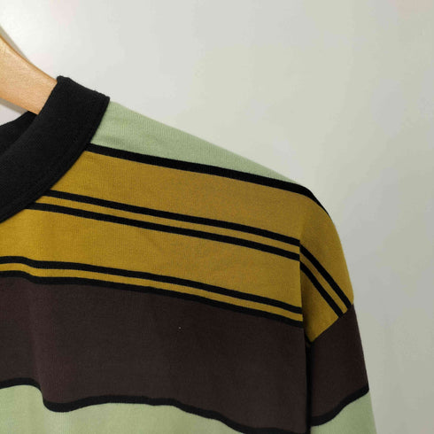ユニフォームエクスペリメント uniform experiment 23AW MULTI BORDER L/S TEE メンズ 2