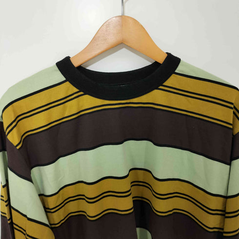 ユニフォームエクスペリメント uniform experiment 23AW MULTI BORDER L/S TEE メンズ 2