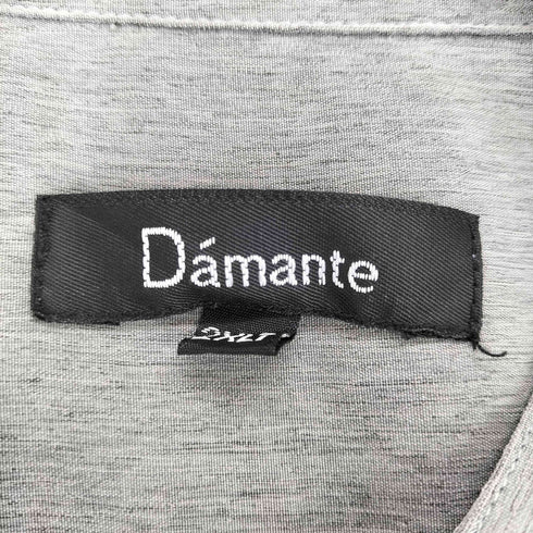 DAMANTE バンドカラーシャツ メンズ 2XLT