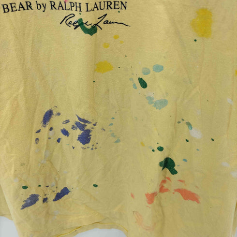 ポロラルフローレン POLO RALPH LAUREN CUSTOM SLIM FIT ポロベアペイント 半袖Tシャツ メンズ import:XXL