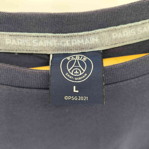 パリサンジェルマン PARIS SAINT GERMAIN ロゴ デザイン プリント S/S クルーネック Tシャツ メンズ import:L