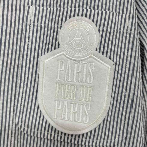 パリサンジェルマン PARIS SAINT GERMAIN シアサッカー 2Bテーラードジャケット メンズ