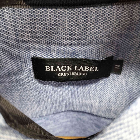 ブラックレーベルクレストブリッジ BLACK LABEL CRESTBRIDGE 鹿の子半袖シャツ メンズ M