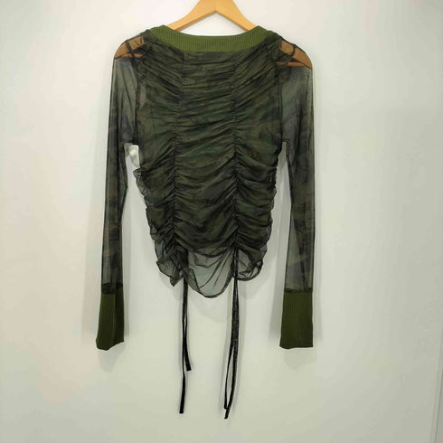 アトモスピンク ATMOS PINK 25AW See-through Layered LS T-shirt CAMOUFLAGE レディース FREE