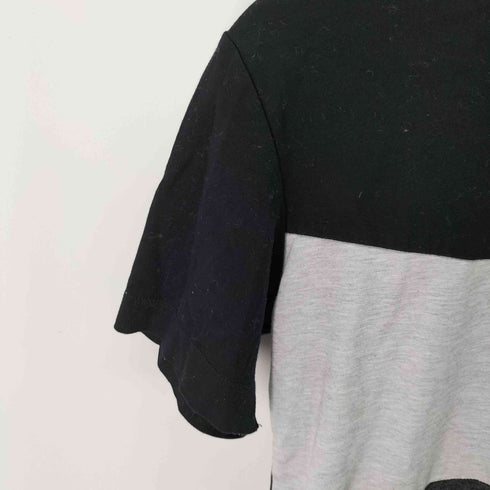 ブラックレーベルクレストブリッジ BLACK LABEL CRESTBRIDGE 切り替えデザイン半袖Tシャツ メンズ JPN:M