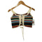アトモスピンク ATMOS PINK Striped knit bustier レディース