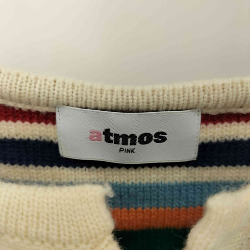 アトモスピンク ATMOS PINK Striped knit bustier レディース