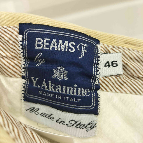 ビームスエフ BEAMS F Y.Akamine イタリア製 コットンパンツ レディース EUR:44-46