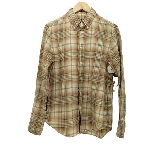 ラルフローレン RALPH LAUREN オンブレチェック フランネル L/S シャツ レディース import:M