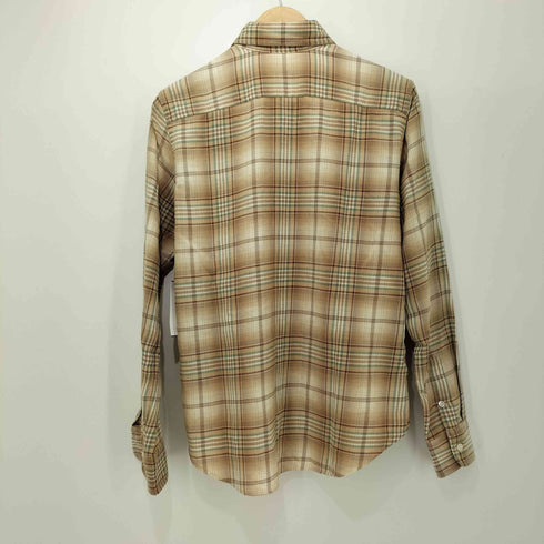 ラルフローレン RALPH LAUREN オンブレチェック フランネル L/S シャツ レディース import:M