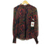 ローレンラルフローレン LAUREN RALPH LAUREN ペイズリー柄 シアー ブラウス レディース import:M