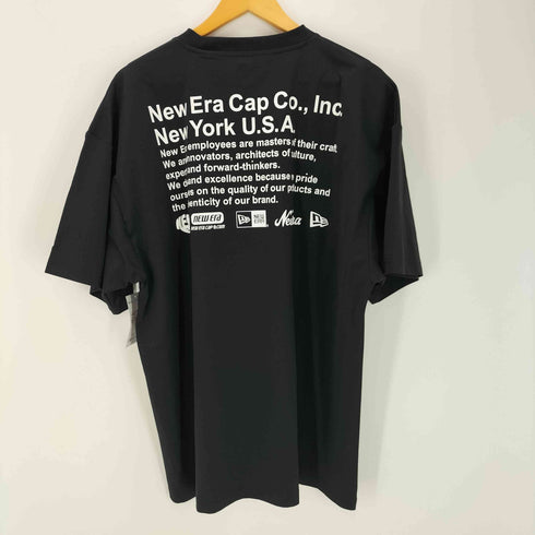ニューエラ NEW ERA バックプリント 半袖 Tシャツ 水陸両用 吸汗速乾 UVケア メンズ import:XL
