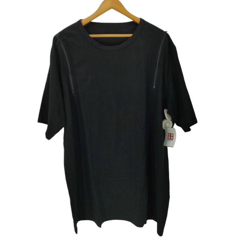 グラウンドワイ Ground Y 19AW ダブルジップ デザイン クルーネック Tシャツ メンズ JPN:3