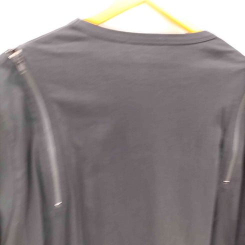 グラウンドワイ Ground Y 19AW ダブルジップ デザイン クルーネック Tシャツ メンズ JPN:3