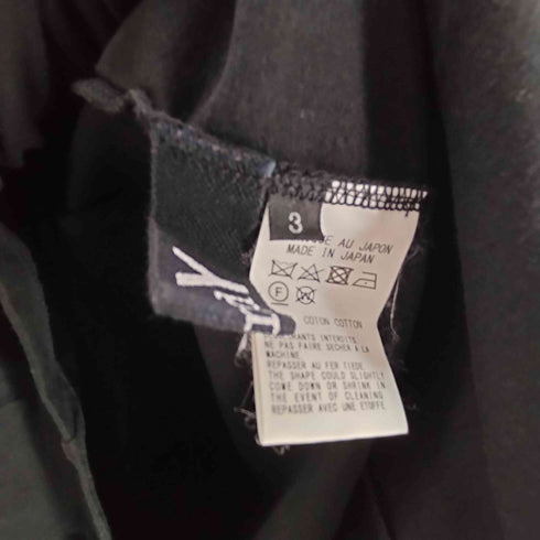 グラウンドワイ Ground Y 19AW ダブルジップ デザイン クルーネック Tシャツ メンズ JPN:3