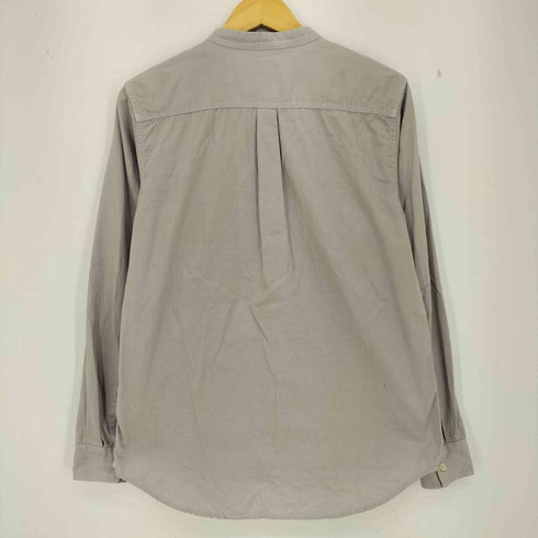 バーンズ アウト フィッターズ BARNS OUT FITTERS コットン バンドカラー シャツ メンズ JPN:1
