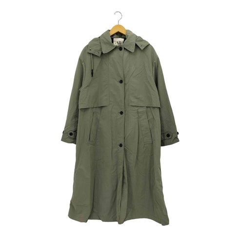 ザラ ZARA WATER-REPELLENT OVERSIZE TRENCH トレンチコート レディース import:S