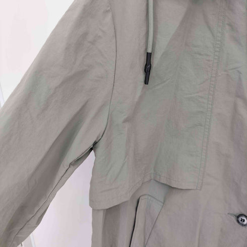 ザラ ZARA WATER-REPELLENT OVERSIZE TRENCH トレンチコート レディース import:S