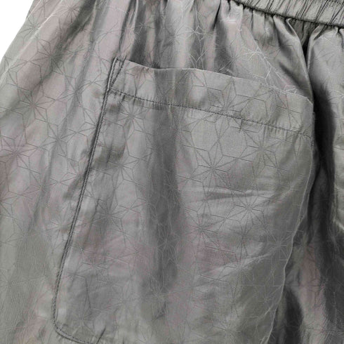 ホワイトランド WHITELAND 23SS WIDE SHORT PANTS ワイド ショート パンツ ジオメトリック柄 メンズ FREE