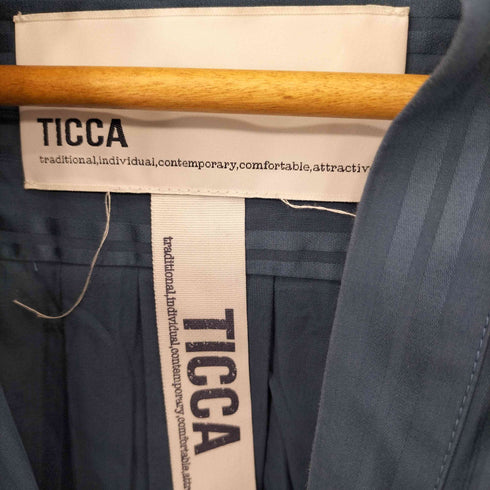 ティッカ TICCA ストライプオープンカラーワンピース レディース FREE