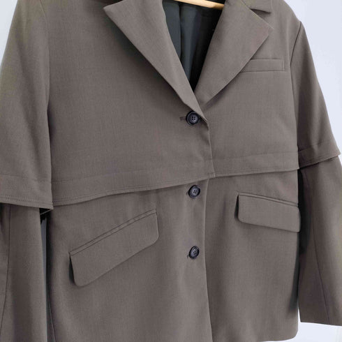 メゾンスペシャル MAISON SPECIAL 22AW マルチ カット ジャケット テーラード ジャケット レディース JPN:36