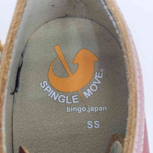 スピングルムーブ SPINGLE MOVE クラッキング ひび割れ加工 レザー スニーカー レディース SS