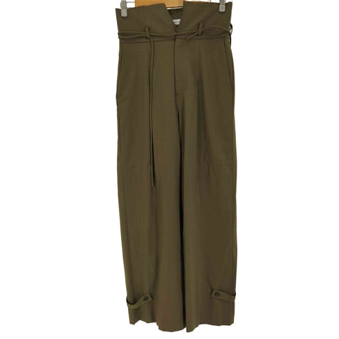 メゾンスペシャル MAISON SPECIAL 22AW ハイウエスト タック パンツ レディース JPN:38