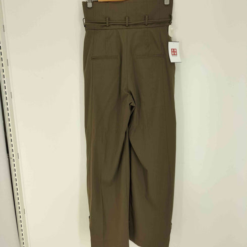 メゾンスペシャル MAISON SPECIAL 22AW ハイウエスト タック パンツ レディース JPN:38