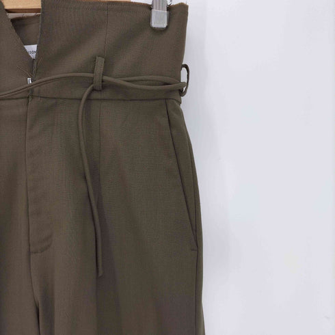 メゾンスペシャル MAISON SPECIAL 22AW ハイウエスト タック パンツ レディース JPN:38