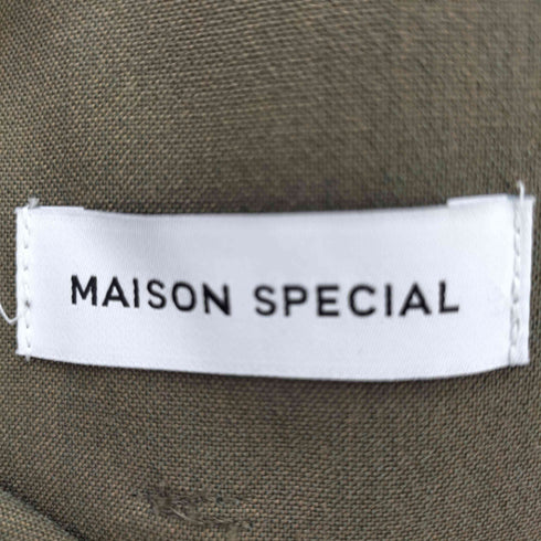 メゾンスペシャル MAISON SPECIAL 22AW ハイウエスト タック パンツ レディース JPN:38