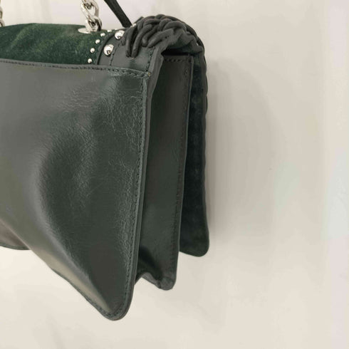 ザラ ZARA WOMAN スウェード チェーン トートバック レディース