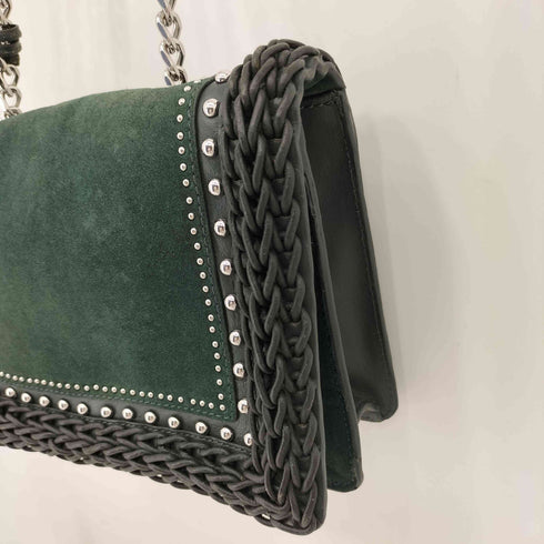 ザラ ZARA WOMAN スウェード チェーン トートバック レディース