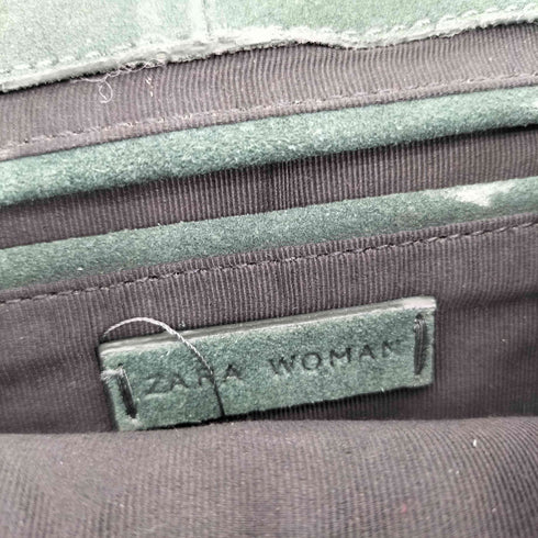ザラ ZARA WOMAN スウェード チェーン トートバック レディース