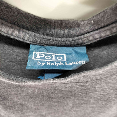 ポロバイラルフローレン Polo by RALPH LAUREN ポニー刺繍 クルーネック Tシャツ シングルステッチ メンズ import:S
