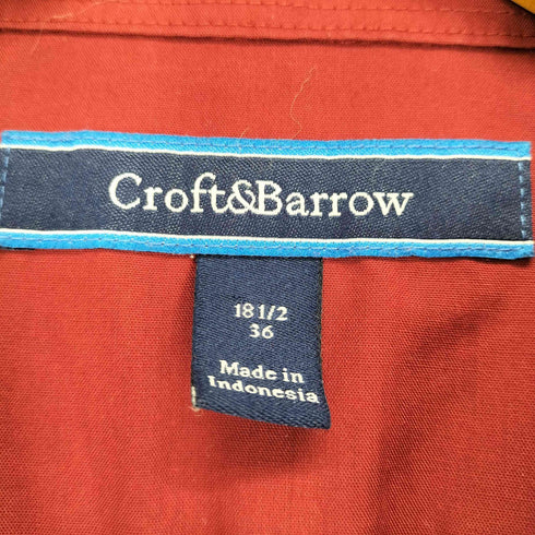 クラフトアンドバロー Croft&Barrow ビッグサイズ WRINCLE-RESISTANT メンズ 18 1/2 36