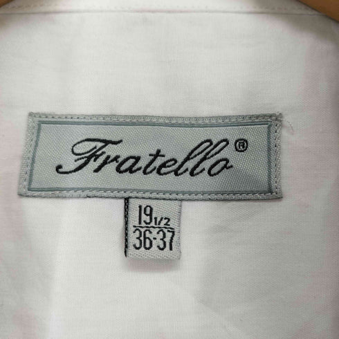 Fratello 襟袖ラインデザインビッグサイズシャツ メンズ 19 1/2
