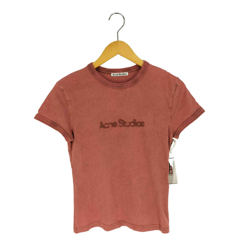 アクネストゥディオズ ACNE STUDIOS フェードロゴ タイトフィット クルーネック Tシャツ レディース XXS