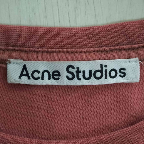 アクネストゥディオズ ACNE STUDIOS フェードロゴ タイトフィット クルーネック Tシャツ レディース XXS