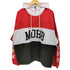 モブ MOBB. マルチカラー ハーフジップパーカー メンズ import:XL