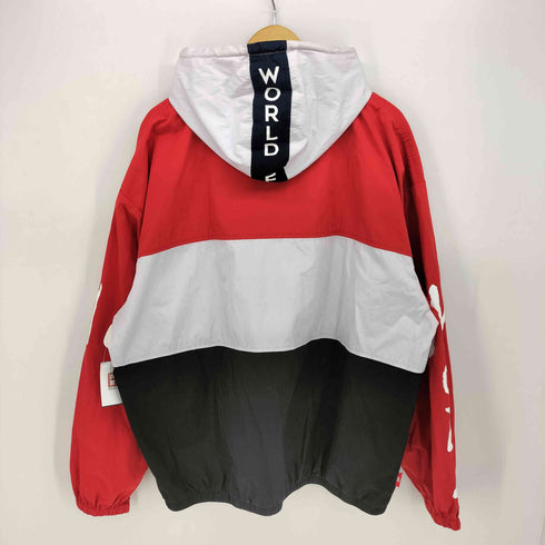 モブ MOBB. マルチカラー ハーフジップパーカー メンズ import:XL