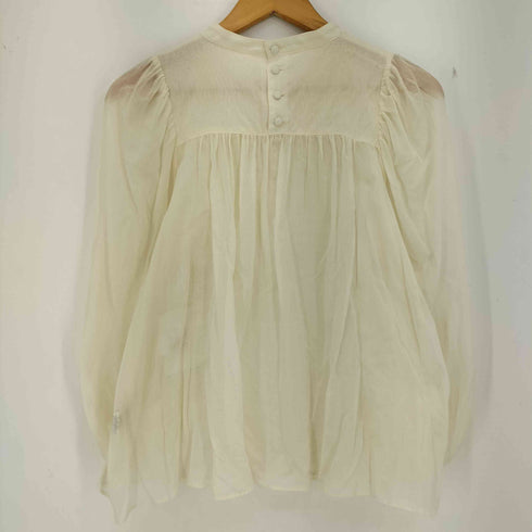 ドットアンドストライプスチャイルドウーマン Dot&Stripes CHILD WOMAN コットン パフスリーブ 長袖ブラウス レディース FREE