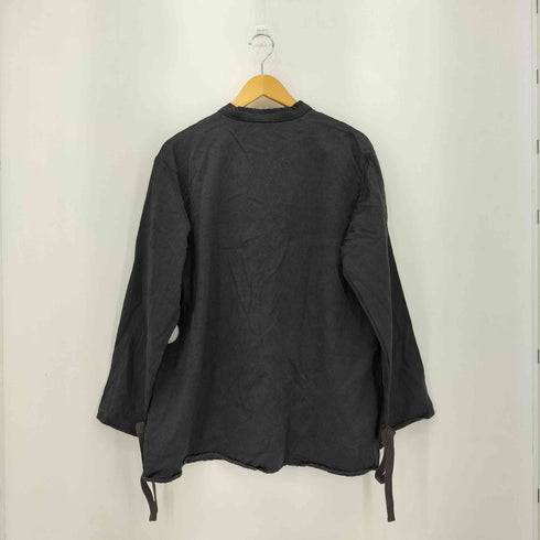 POSTELEGANT WOOL SILK CRASH SATIN TOP シャツ レディース JPN:36