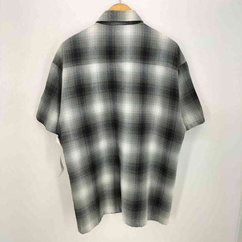 キャルトップ CALTOP USA製 オンブレチェックシャツ 半袖 メンズ