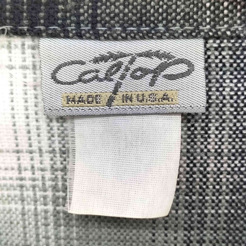 キャルトップ CALTOP USA製 オンブレチェックシャツ 半袖 メンズ