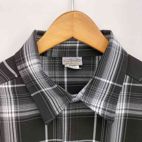 キャルトップ CALTOP USA製 チェック ワークシャツ メンズ import:M