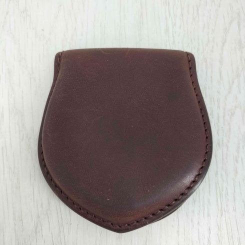 Leather field SEFIA ロゴ型押し レザー コインケース メンズ