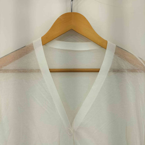 ビオトープ Biotop Sheer Vneck cardigan シアー Vネック カーディガン レディース FREE