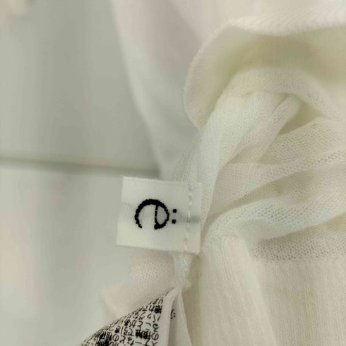 ビオトープ Biotop Sheer Vneck cardigan シアー Vネック カーディガン レディース FREE