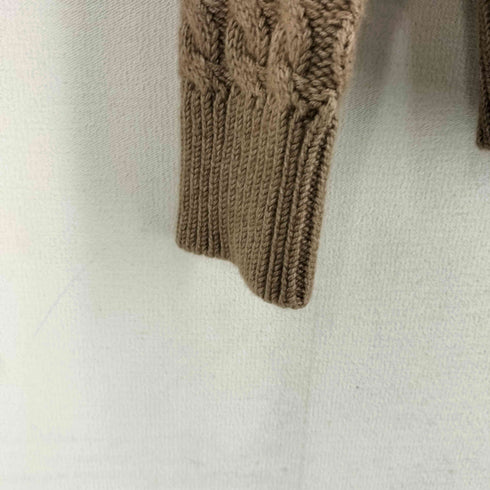 エヌハリウッド N.HOOLYWOOD アンゴラ混 アクリル ケーブルニット メンズ US:36