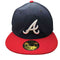 ニューエラ NEW ERA 59FIFTY オルタネイト ベースボールチーム ロゴ刺繍 6パネル ベースボールキャップ メンズ 7 1/2
